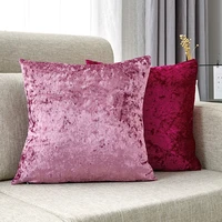 15colors pillow cover velvet cushion cover for living room sofa 4545 kussenhoes blue home decorative housse de coussin