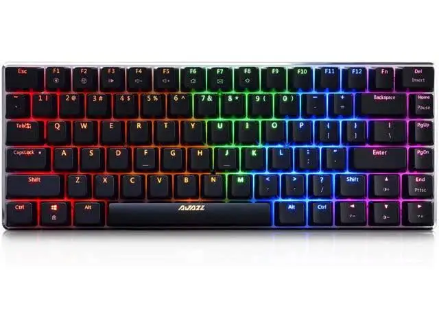 Механическая клавиатура Ajazz AK33 RGB черная Blue switch | Компьютеры и офис