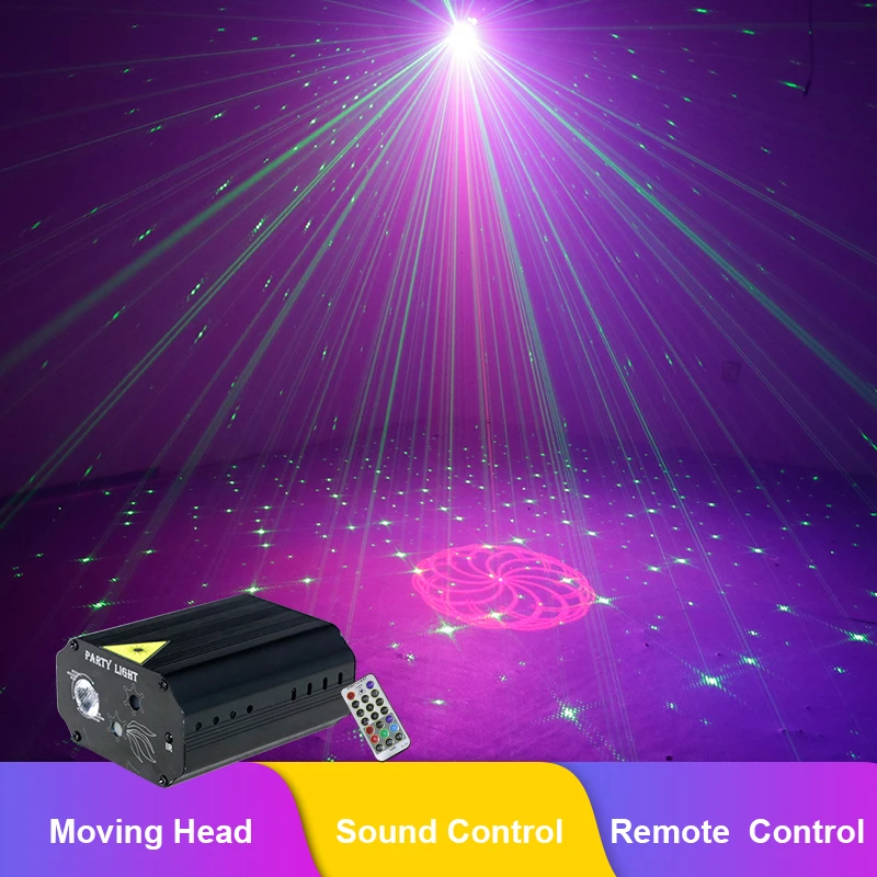 Диско-светильник с движущейся головкой мини-диджейский светильник сценический