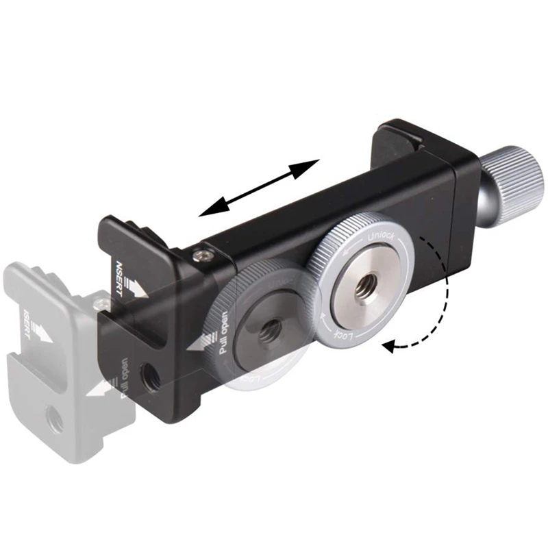 Регулируемый адаптер для штатива телефона металлический держатель смартфона с