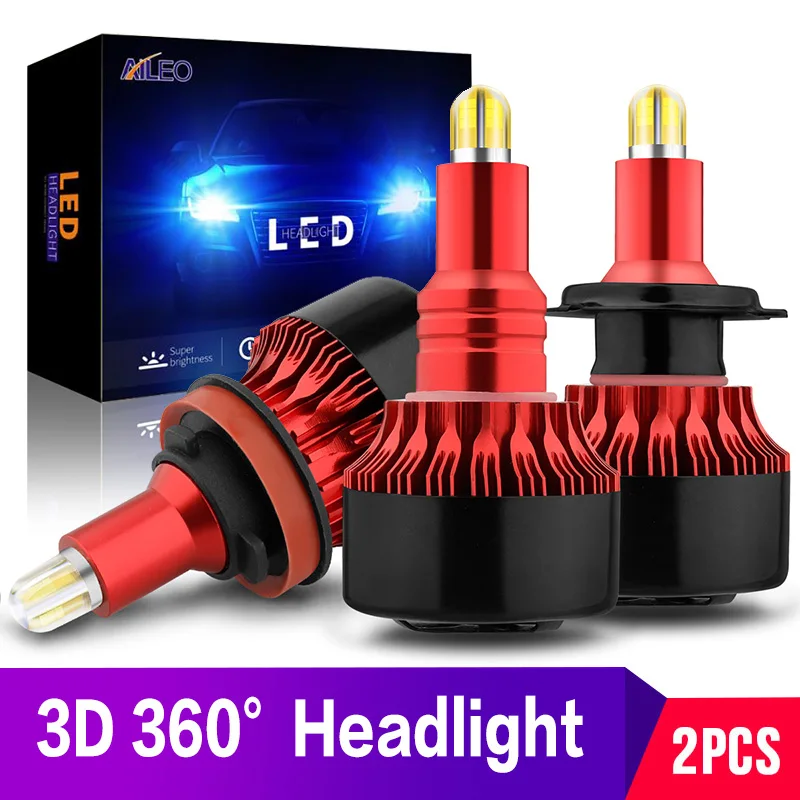 AILEO 3D 360 ° CSP 10000LM H8 H11 туман светильник h7 светодиодный головной HB3 9005 HB4 H3 H16 880 881 H27 H1
