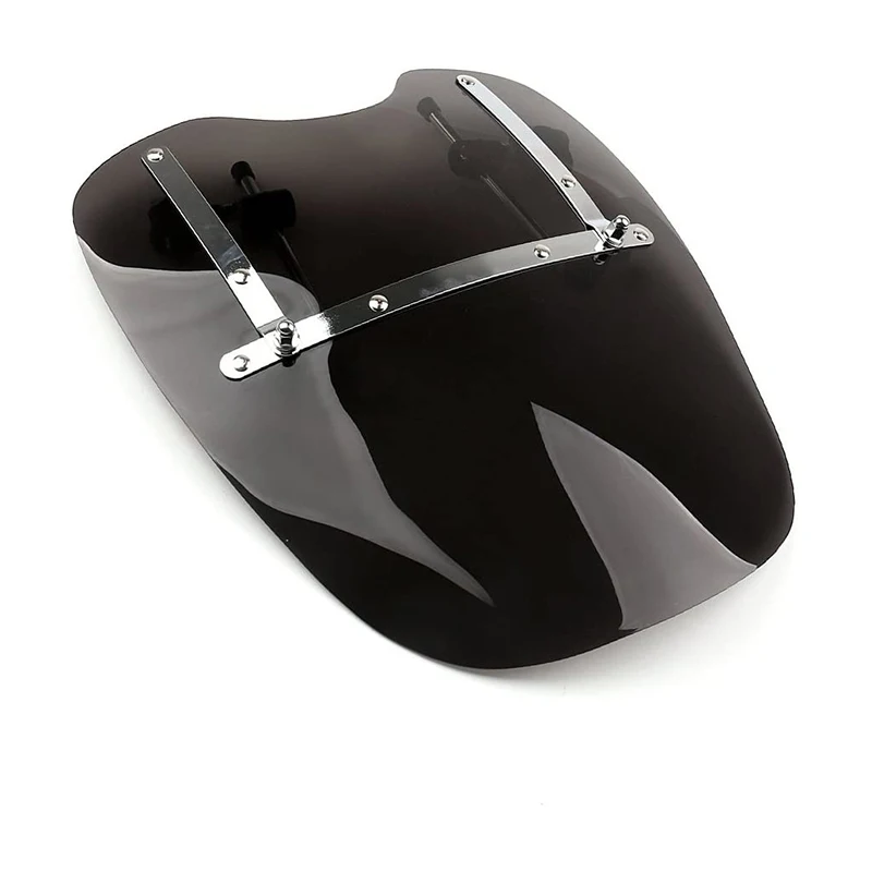 

Universal Windproof Large 19" x17 Windshield Windscreen Wind Deflector For Honda For Kawasaki For Suzuki For Yamaha