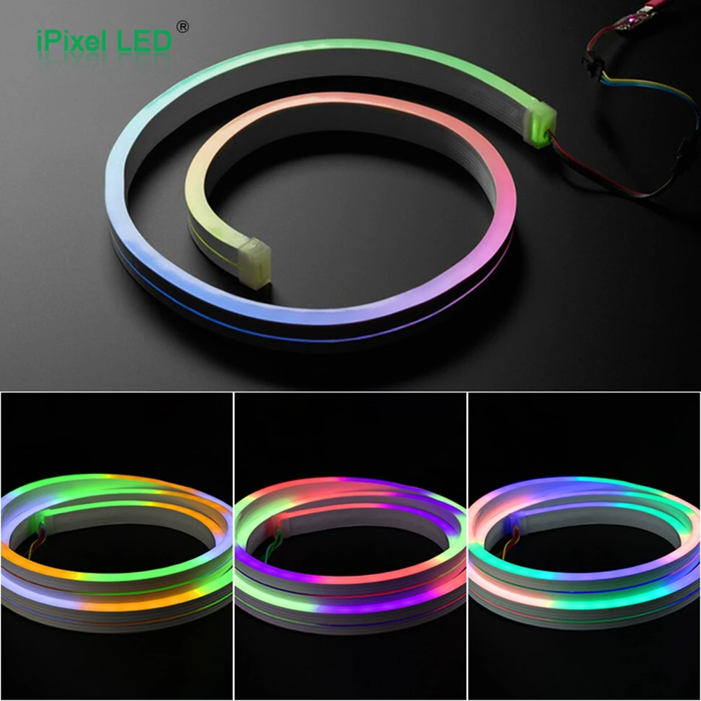 DC5V 10*20MM Silicon Individually Control RGBW LED Neon Flex Strip