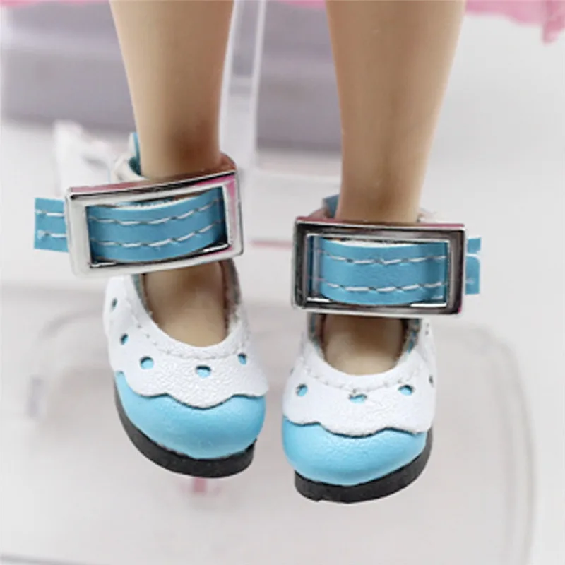 1 пара 2,8 см обувь подходит для Blyth Licca Jb Pullip кукла мини игрушка обувь для русской куклы 7 цветов кружевная обувь для 1/6 BJD куклы