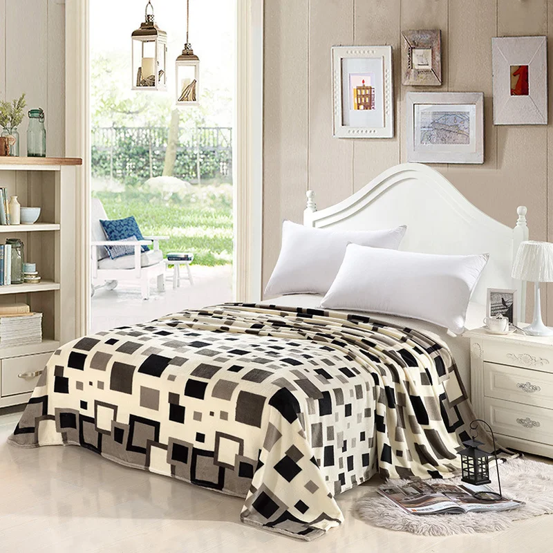 Юнион Джек одеяло удобный Элегантный Синий принт плед фланелевые одеяла мягкие