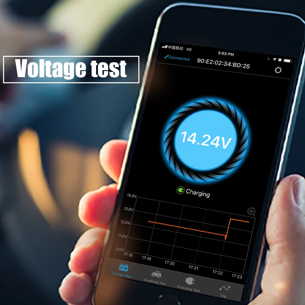 Bluetooth анализатор аккумулятора ANCEL BM300 12 В|Диагностические сканеры для автомобиля|