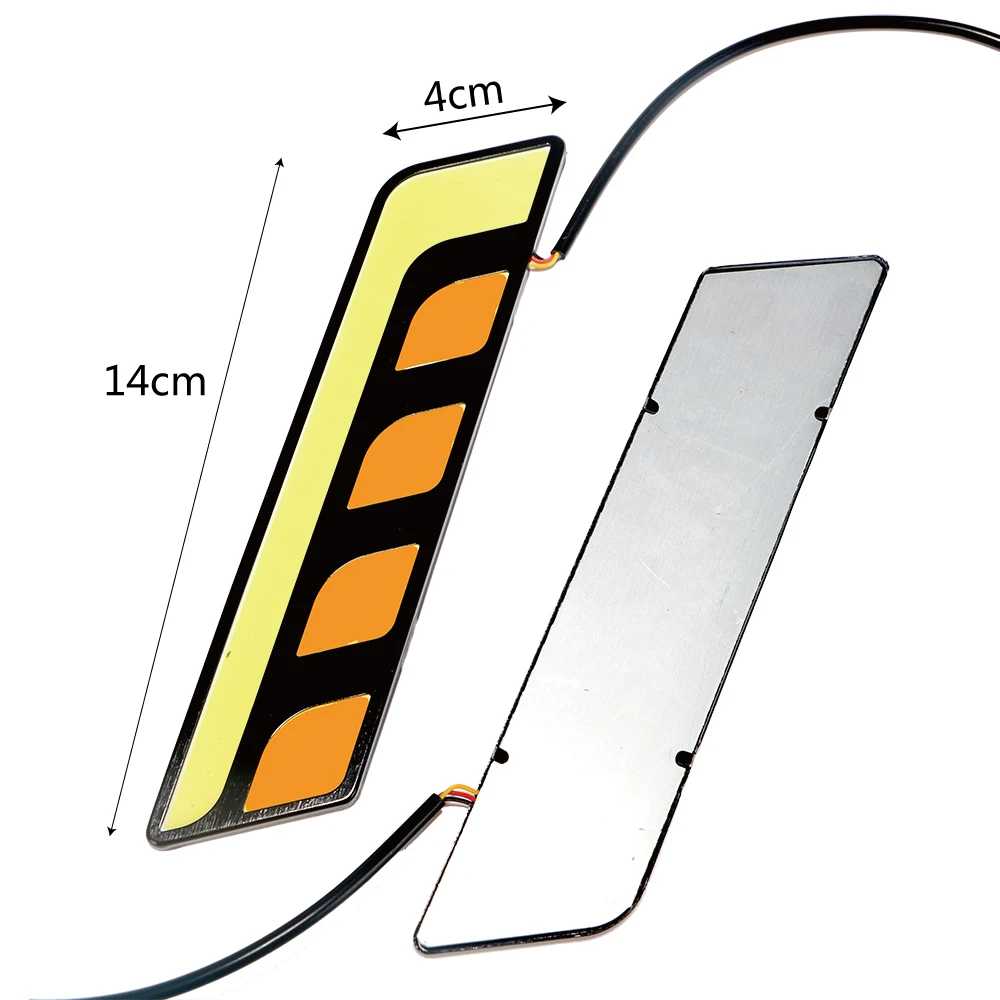2 шт. дневные ходовые огни светодиодные автомобильные DRL фонари противотуманные