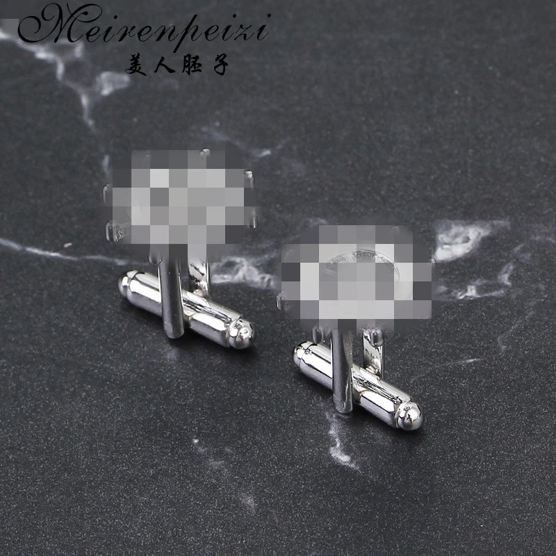 Мужские блестящие запонки с серебряным покрытием 1 пара|steering wheel cufflinks|wheel cufflinksmens
