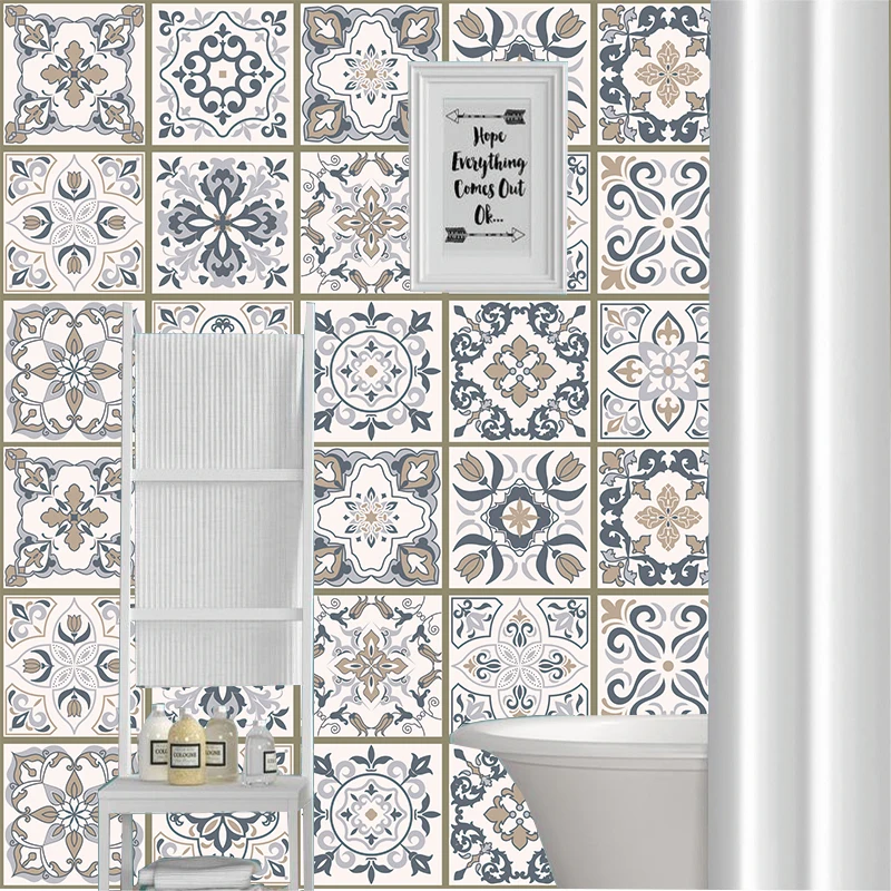 Новое поступление Аравия Марокко стиль Керамика плитки стикеры ретро дома обои