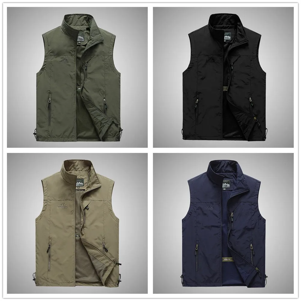 

Жилет для ловли нахлыстом, дышащая износостойкая рыболовная куртка с несколькими карманами, быстросохнущая сетчатая уличная жилетка с несколькими карманами