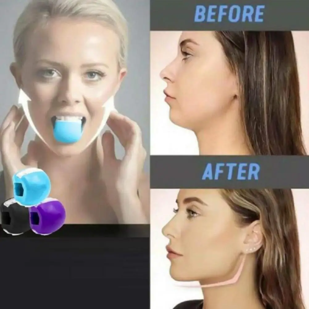 

HOT SALES!!!Jawline Exerciser Practical Face Masseter Training Silicone Mouth Jaw Exerciser Shaper for Fitness
