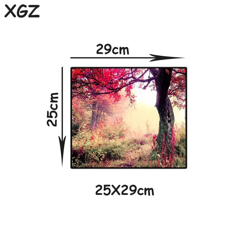 

XGZ Promotional Landscape Large Size Mouse Pad Black Lock Edge Nature Park Computer Desk Mat Comfort Rubber Non-slip Art Japan