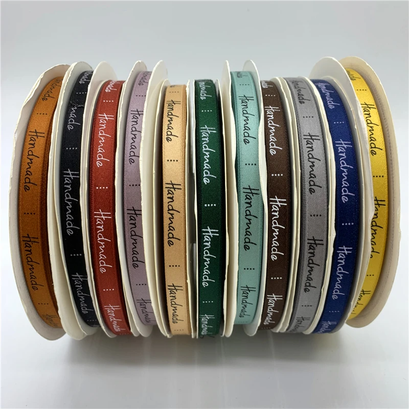 5 ярдов/партия лента из полиэстера и хлопка 3/8 дюйма (10 мм)|Ленты для шитья| |