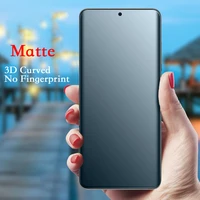 matte film for samsung galaxy s22 ultra s20 s21 a51 a50 note10 3d curved screen protector not tempered glass