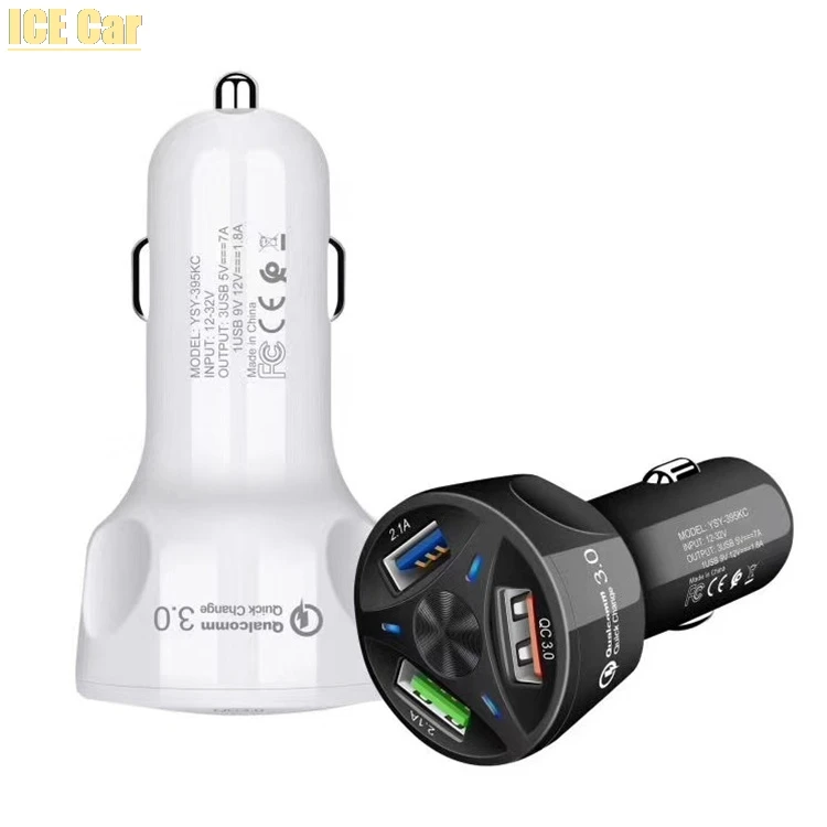 Новый автомобильный прикуриватель 12 В зарядное устройство авто USB QC 3 0
