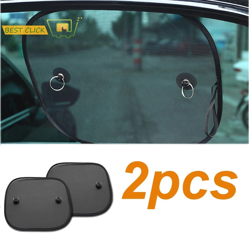 Супер качество 2 шт черная сторона автомобиля солнцезащитные оттенки заднее окно