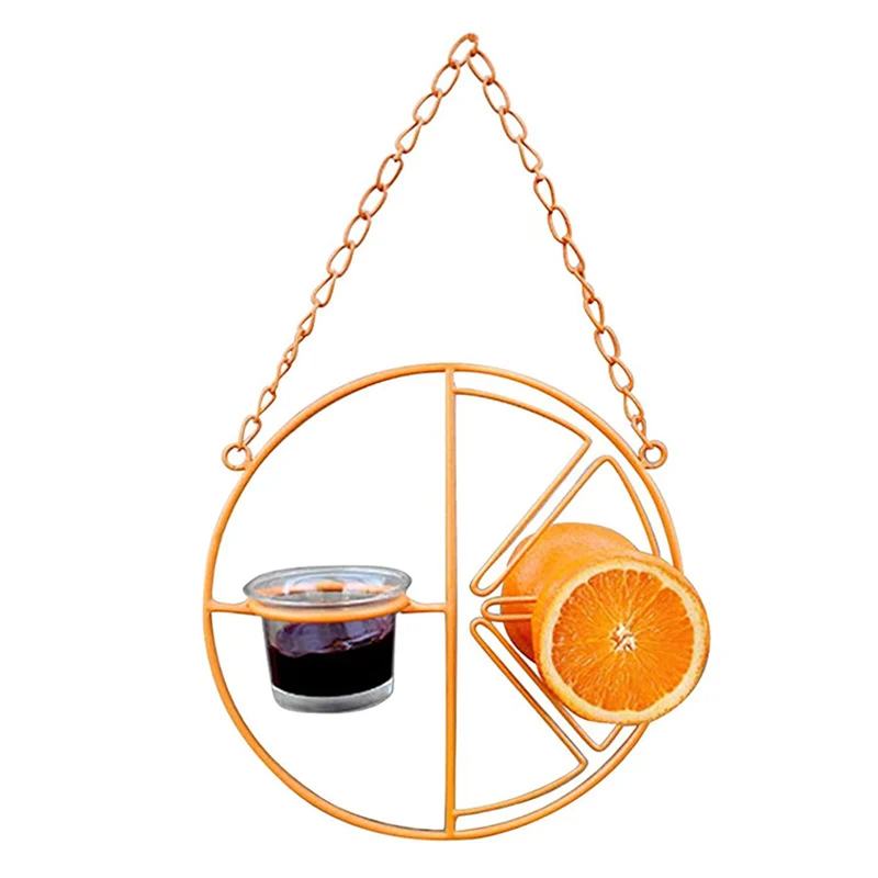 

Hummingbird Feeder Outdoor Garden Metal Hanging Hummingbird Feeder Fruit Berry Bird Feeder Garden Yard Decorative DNJ998