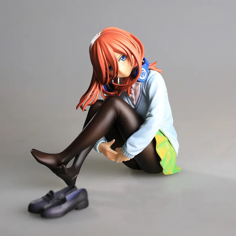 

Anime Figure The Quintessential Quintuplets Nakano Miku Sexy Girl Anime Pvc Action Figures Toys 12cm Model Bonus Version Gifts