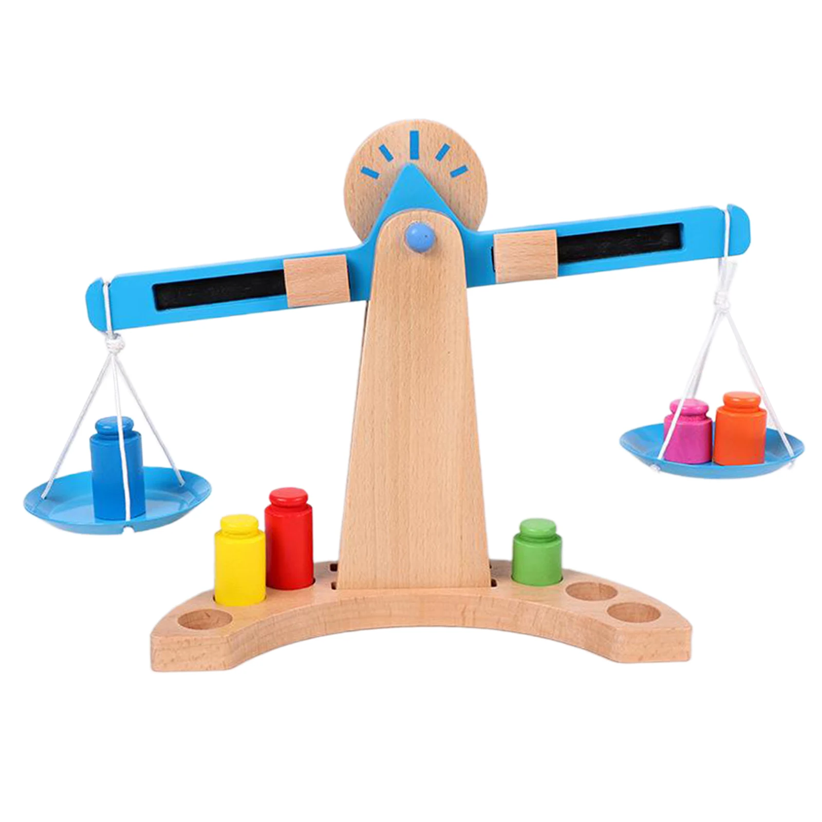 

Classic Wooden Balancing Scale Children's Toy for Early Learning Science Math