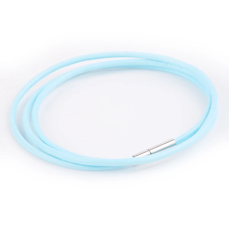 sky blue Dodocharms модные кожаные оригинальные браслеты для женщин черные и коричневые плетеные веревки Модные мужские ювелирные изделия - Окраска металла: sky blue