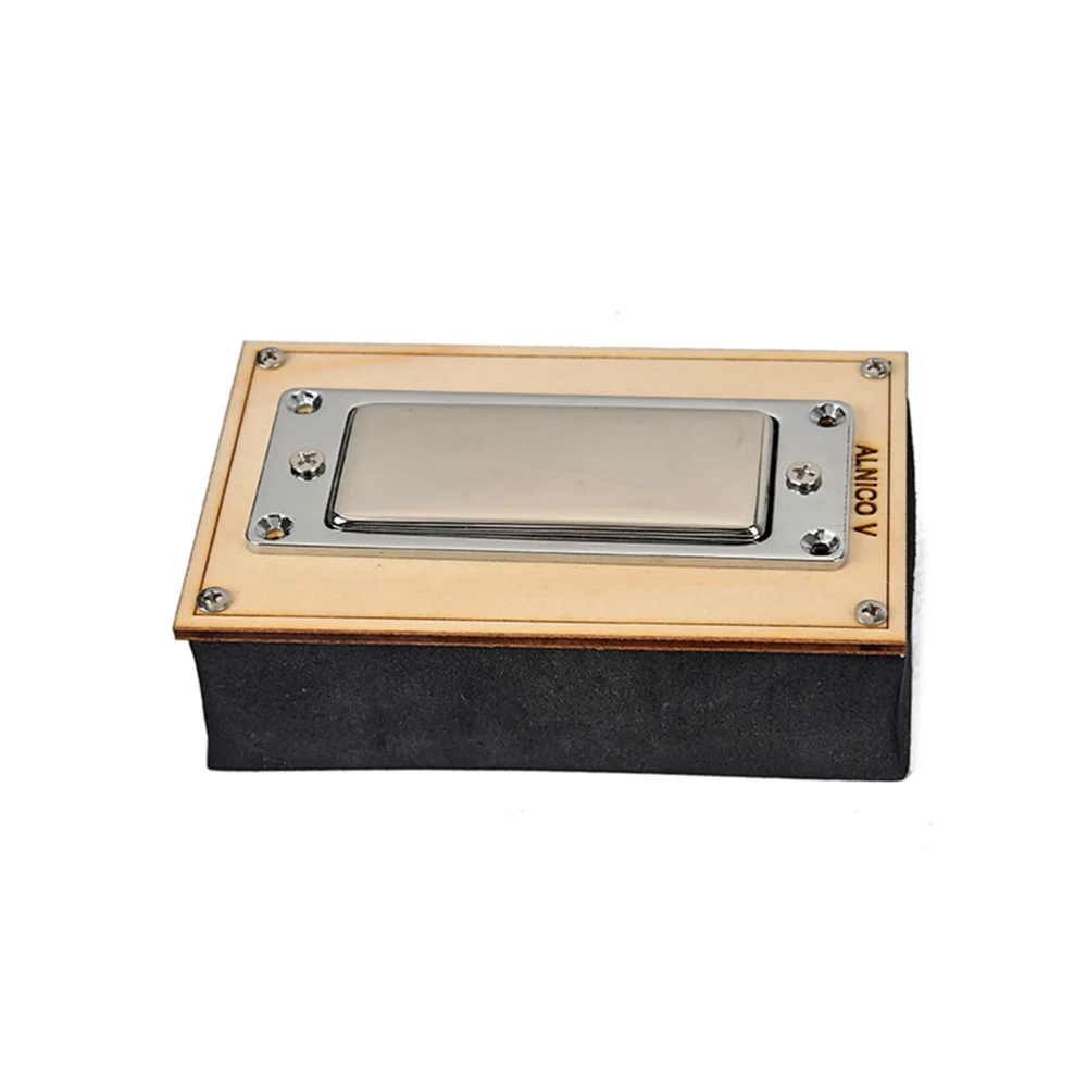 

2 Core Wire Copper Cover Guitar Sealed Humbucker Pickups for LP Electric Guitars GML16 (Silver)