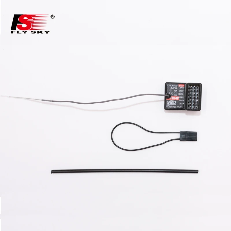 Flysky FGR4P Receiver single antenna bidirectional small receiver four-way PPM/IBUS for NB4 | Игрушки и хобби