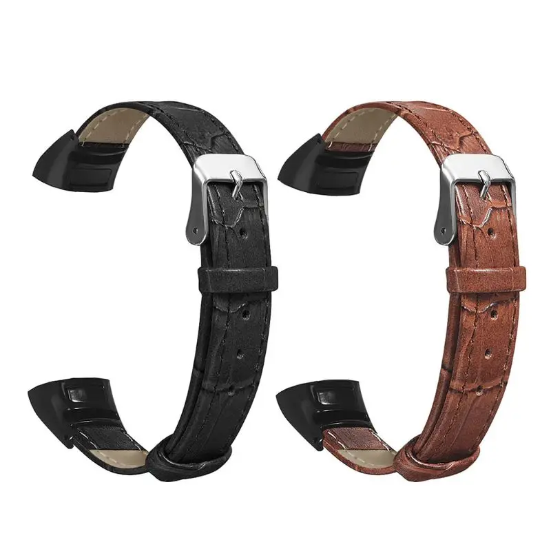 Сменные износостойкие кожаные Наручные часы ремешок для Huawei Honor Band 5/4 аксессуары
