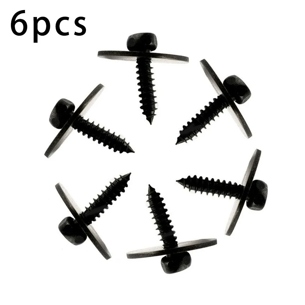 

6Pcs Sheet Metal Screws Undercar Shield Clip Nuts A0019906036 For Mercedes Benz W203 S203 W204 S204 W207 W211 C219