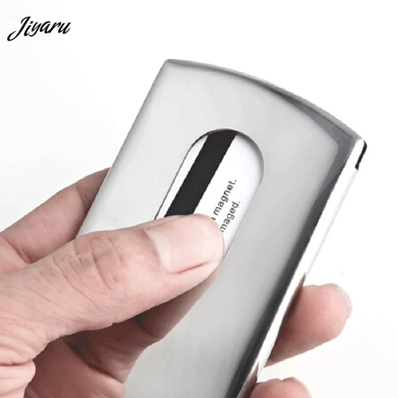 1 шт. раздвижной Держатель для визиток женский держатель кредитных карт из