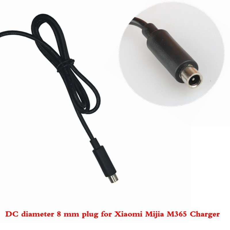 42V 2A Charger Output Line Dc 8Mm for Xiaomi Electric Scooter M365 1S Pro Pro2 Es2 Es4 Max G30 Charger Accessories