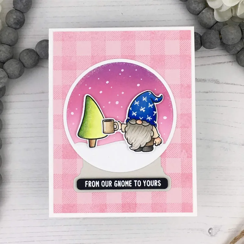 Santa Claus Clear Stamps &amp Metal Cutting Dies for Scrapbooking and Card Making Paper Craft 2019 New die cuts | Дом и сад