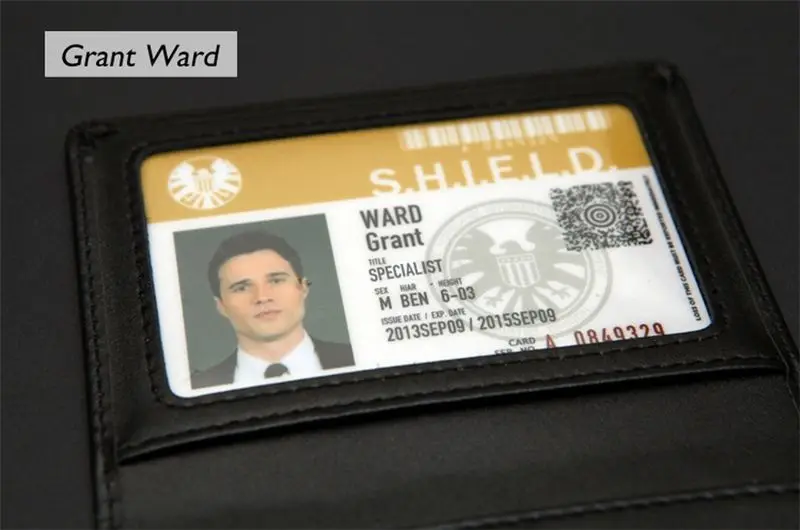 Спецназ для косплея по фильму Shield S.H.I.E.L.D. Металлический значок и кожаный