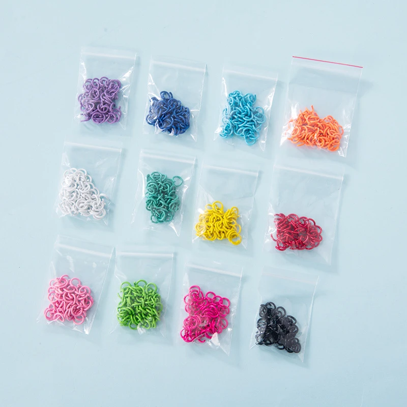 100 шт./упак. Длина с Бусиной 8 мм Материал железа кольцо на палец Форма подходит для