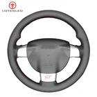 LQTENLEO искусственная кожа черного цвета для Ford Focus ST 2005-2012 Focus RS 2005-2011 Focus 3 2005-2012