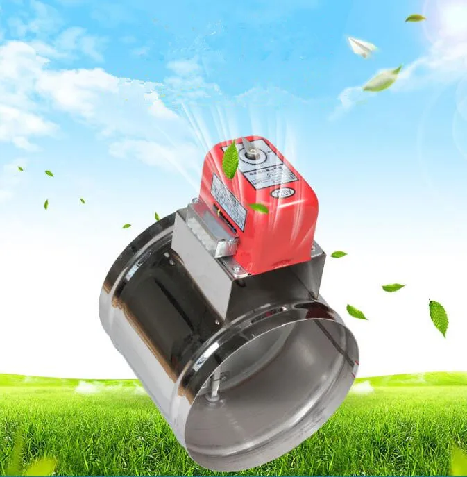 200 мм нержавеющая сталь воздушный Демпферная заслонка высокая термостойкость