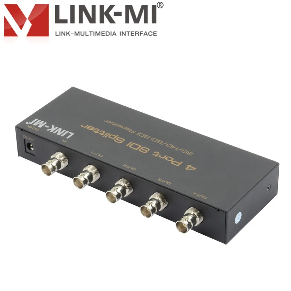 LINK MI SS14 1x4 разветвитель SDI HD Wi Fi Ретранслятор 4 Порты и разъёмы 3G SD 1080P Аудио Видео