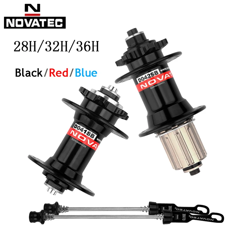 Novatec Cubes D041SB D042SB Rear Hub Mtb Arc 28 32 36 Holes Furos Bicycle Freehub Mountain Bike Micro Spline 9/10/11 Speed Maza