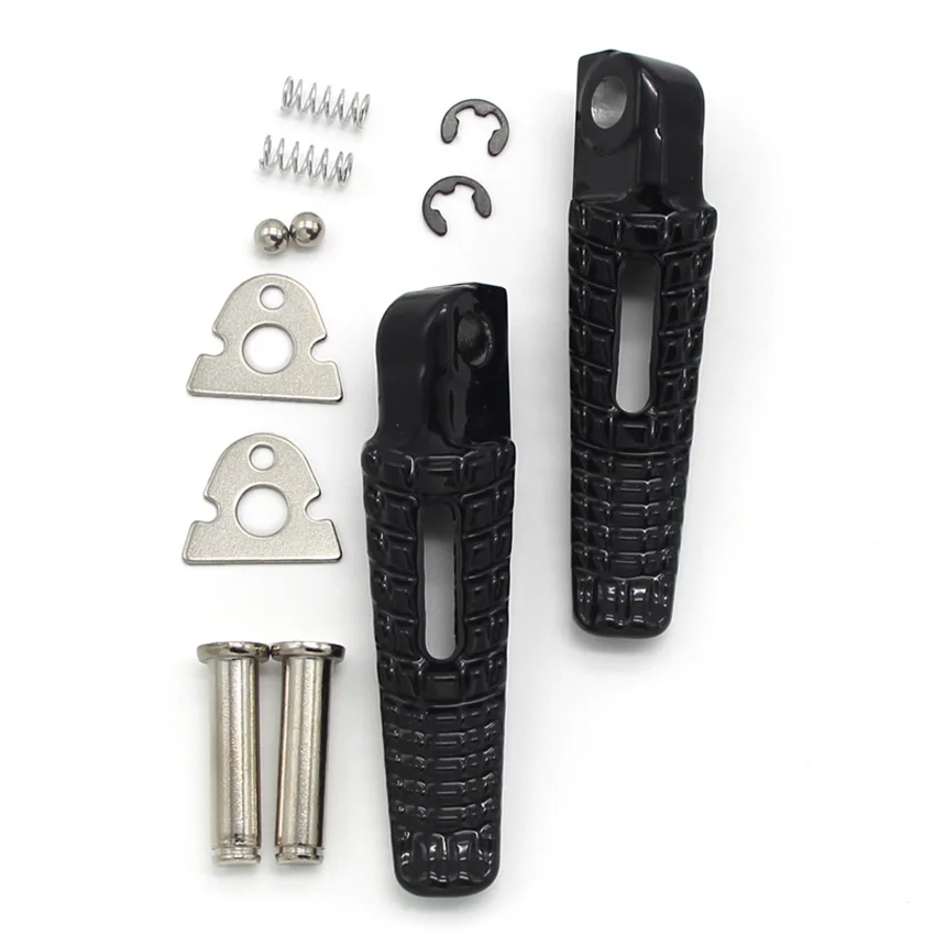 

Black Rear Footrests Foot Pegs For Suzuki GSX-R1000 GSXR1000 GSR750 SFV650 Gladius 43621-37H00 L 43611-37H20 43611-37H00 R Parts