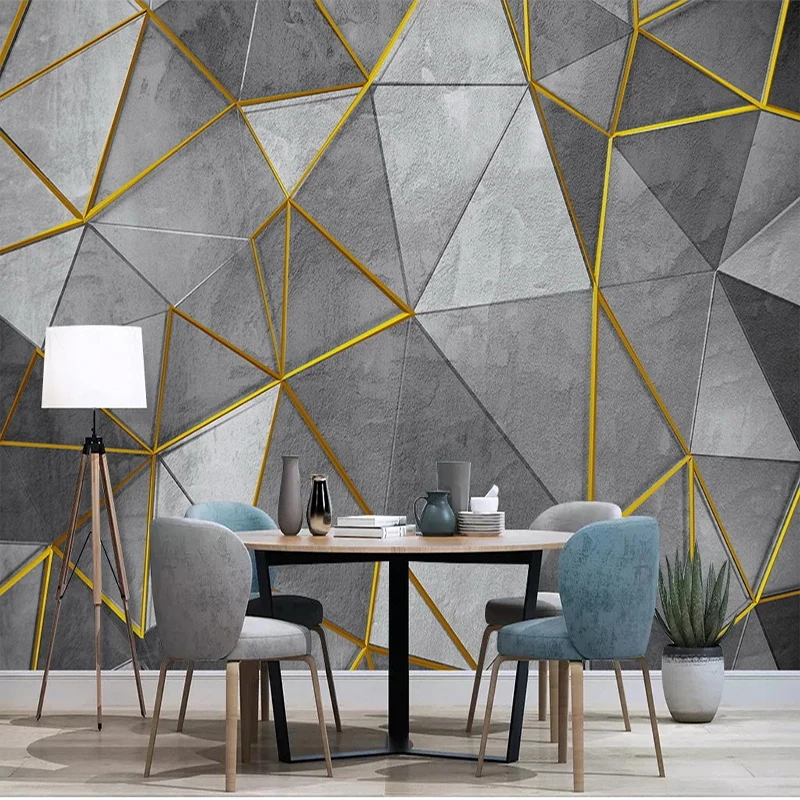 Креативные скандинавские современные абстрактные геометрические 3D Настенные