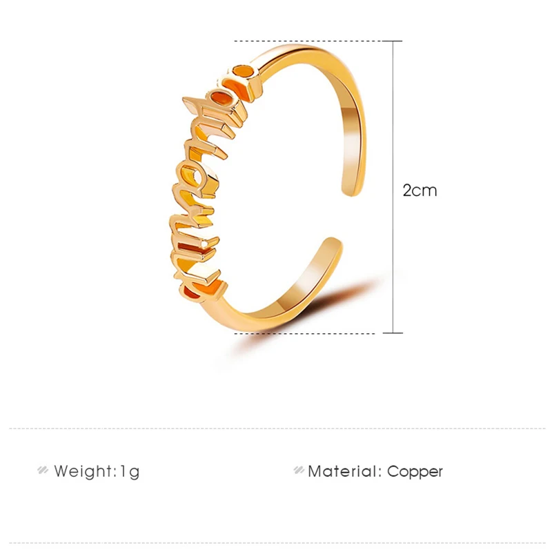 

FENGLI Vintage Gold Rings for Women Men 12 Constellation Letters Gold Ring Fashion Open Leo Virgo Birthday Jewelry Gift