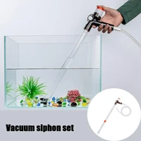 multi function fish tank drainer gravel cleaner vacuum siphon set for aquarium water changing moss removal gravel cleaning