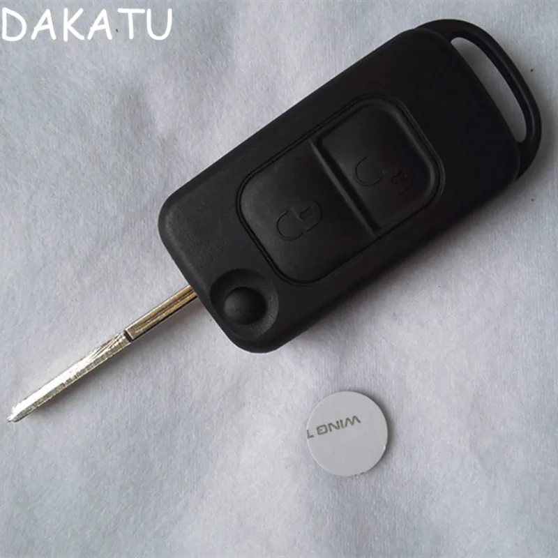 Запасной корпус для ключа DAKATU с логотипом HU64/HU39 Mercedes Benz A C E S 2 кнопочный пульт
