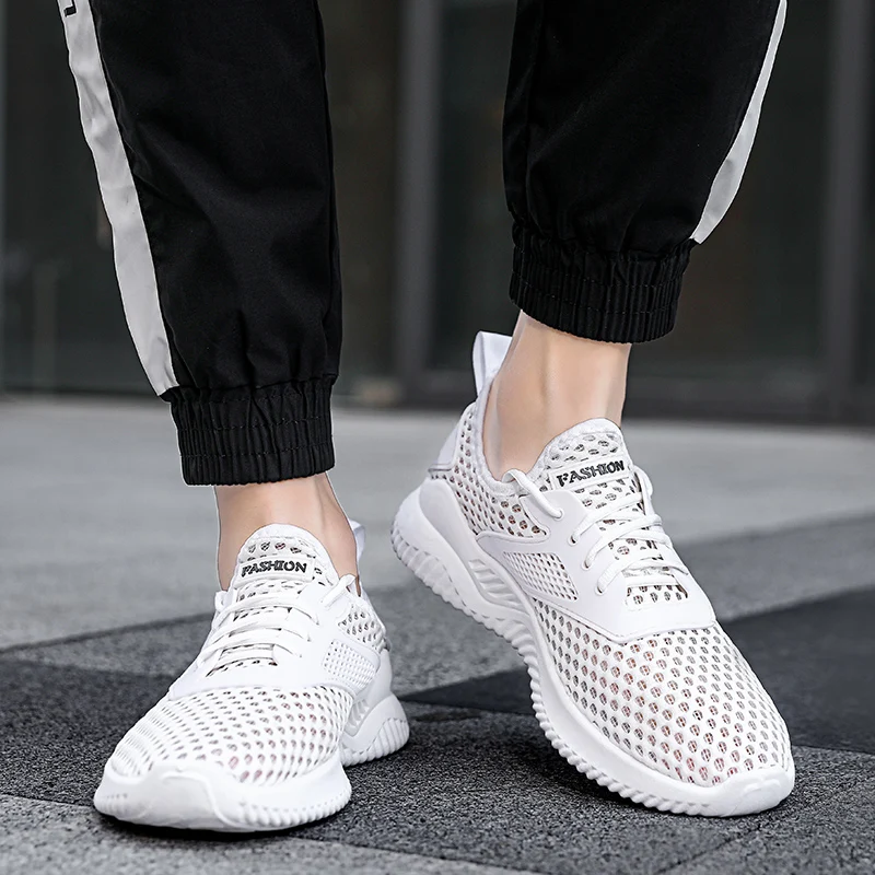 Tenis Masculino Tennis Shoes For Men Sneakers Breathable Mesh Outdoor Slip on Athletic Wear-resistant Sport Shoes Chaussure