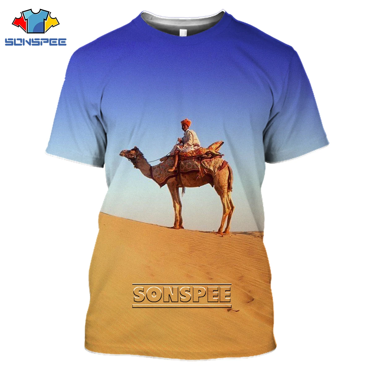 Футболка Мужская/Женская с 3D-принтом круглым вырезом и коротким рукавом