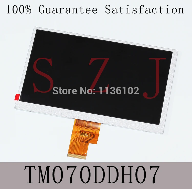 

(Ref:TM070DDH07) 7 inch HD 40 pin LCD display screen inside the tablet Free shipping