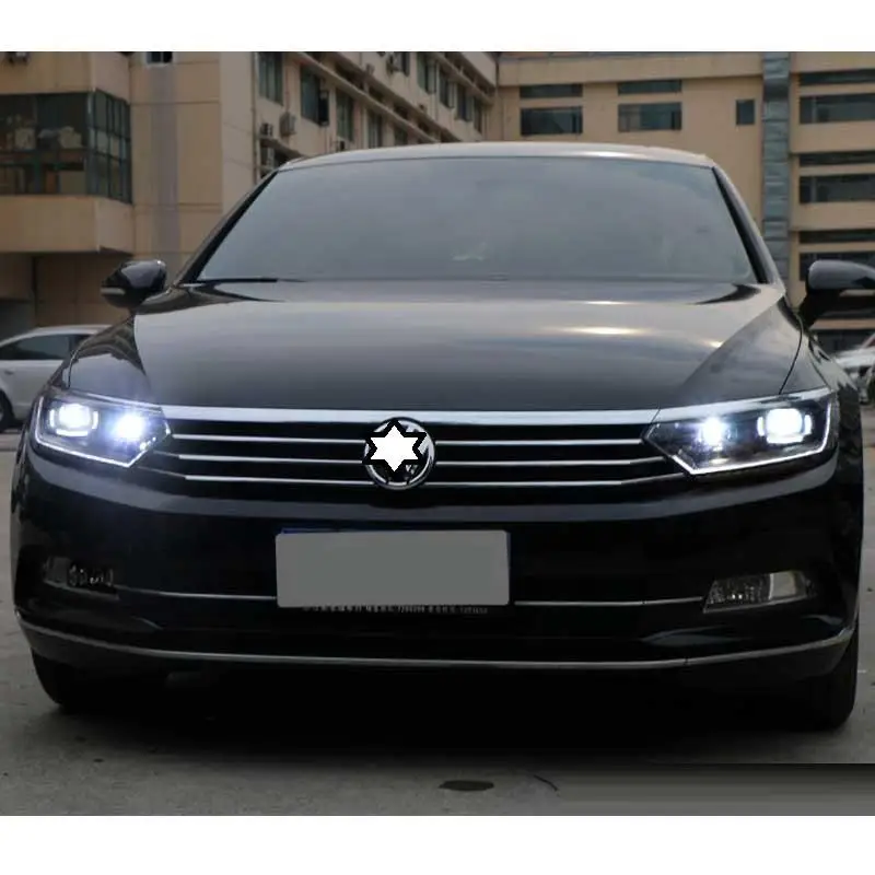 Внешний аксессуар, боковая Поворотная сигнальная лампа Luces Led Para, автомобильные фары, автомобильные фары в сборе 17 для Volkswagen Magotan