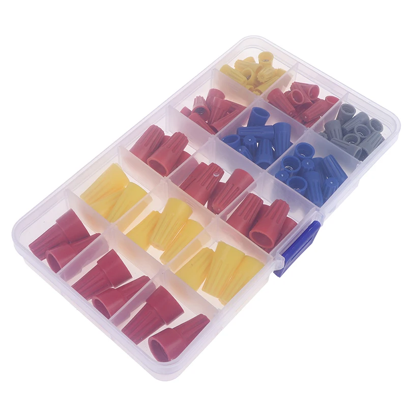 102 шт электрические провода соединения винт твист разъем крышка w/пружинная