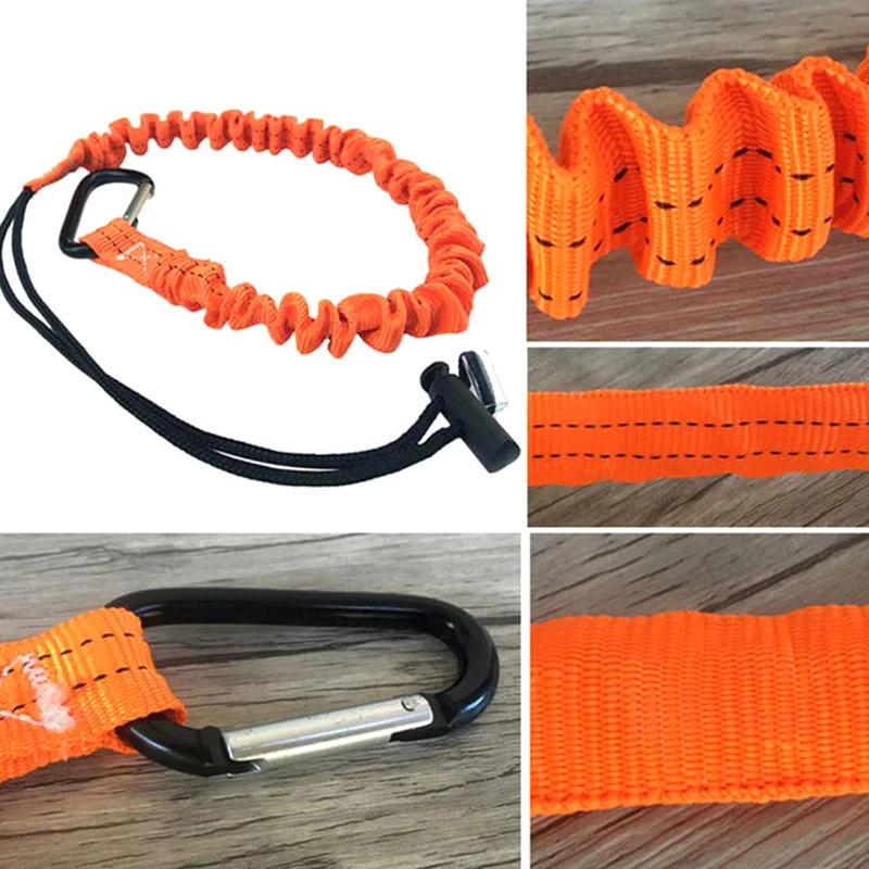 

New Carabiner Lanyard Retractable Safety Rope Telescopic Elastic Climbing Tool for Outdoor XD88