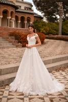 long white wedding gown 2021 princess sexy v neck vestidos de novia 2021 off the shoulder tulle ball gown wedding dresses