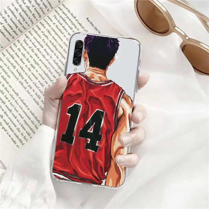 

Slam Dunk anime Phone Case Transparent for Samsung s9 s10 s20 Huawei honor P20 P30 P40 xiaomi note mi 8 9 pro lite plus
